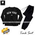 Full Sleeves Tracksuit NEW YORK 199X Printed Cotton Jersey T-Shirt + Trouser Elegant Track Suit Trendy Wear for Men_Women. 