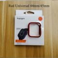 Original Korean Brand Spigen Thin Fit Bumper Case For Apple Watch SE 7 6 5 4 40mm/41mm/44mm/45mm Anti-fall Shockproof Slim Cover. 