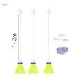 Indoor Badminton Trainer Lightweight Adjustable Height Self Training Device Solo Practice for. 