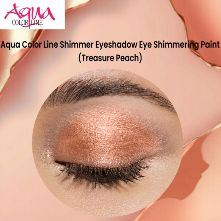 Aqua%20Color%20Line%20Shimmer%20Eyeshadow%20Eye%20Shimmering%20Paint%20(Treasure%20Peach)%20-%20Image%202
