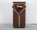 Storage Wardrobe Foldable and Movable Cloth/Fabric Wardrobe Collapsible Cupboard (SMALL MEDIUM LARGE)  MULTICOLOR. 