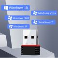 2.4G USB Wifi Adapter 150Mbps for Laptop PC Windows 7/10/xp/ Vista/2000 Mini 802.11n/g/b Wireless Network Adapter. 