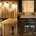 Golden Fairy Light Jall Curtain for Room Decoration & Rooftop etc. 