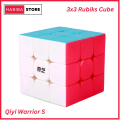 (Combo Pack) Original Qiyi 2x2 and 3x3 Rubik Cubes Sticker Less Qiyi Warrior S Best Quality Fast Magic Speed Cube Educational Puzzle Toys. 