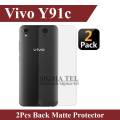 2Pcs Vivo Y91c Back Cover  Vivo Y90 Back Matte Protector Premium Quality Soft Skin Sheet Soft Film Protection For Vivo Y91c  Vivo Y90. 