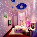 100pcs Glow In The Dark Luminous Stars Plastic Wall Stickers Decal for Kids Baby Room Glowing Home Sticker Decorations. 