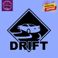 The Decoriya City -  The Drifting Car Wall Sticker For Car Lover, Showroom Teenager Room Decor, Best Decoration Of Car Lover. 