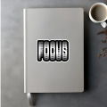 Focus Optical Illusion Sticker, Peel and Stick, HD Print and Laminated Vinyl Sticker Waterproof Stickers, Bike Stickers, Car Stickers, Mobile Sticker, Home Decoration Stickers, Scratch Protection Sticker by Sticker Studio. 