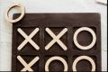 Wooden tic tac Toe Game Super Fun-Board Game Best Educational Toy For Family 6x6 Inches High Quality Board Game Party Favor Fun Indoor Brain Teaser. 