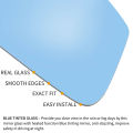 Rear View Mirror Glass For W202 W210-1 * Mirror Glass(Left )-Blue. 