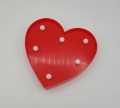 RED HEART LED LIGHT - HEART SHAPE FAIRY LIGHT - RED LIGHT TABLE LAMP. 