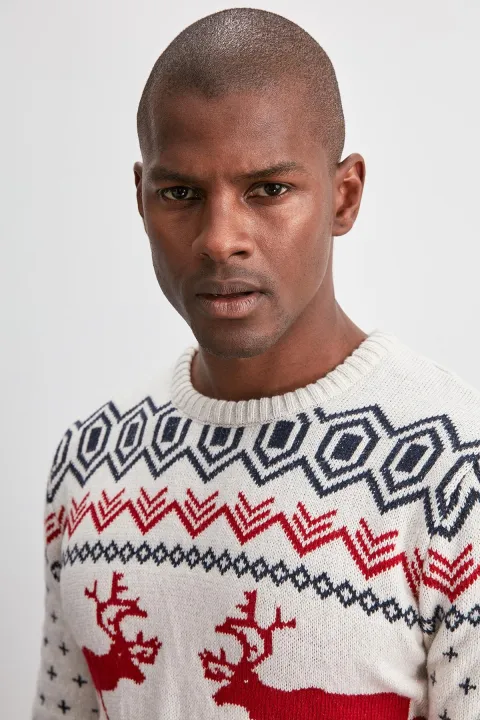 Trendyol%20Collection%20Beige%20Men%20Jacquard%20Christmas%20Themed%20Knitwear%20Sweater%20TMNAW20KZ0782%20-%20Image%204