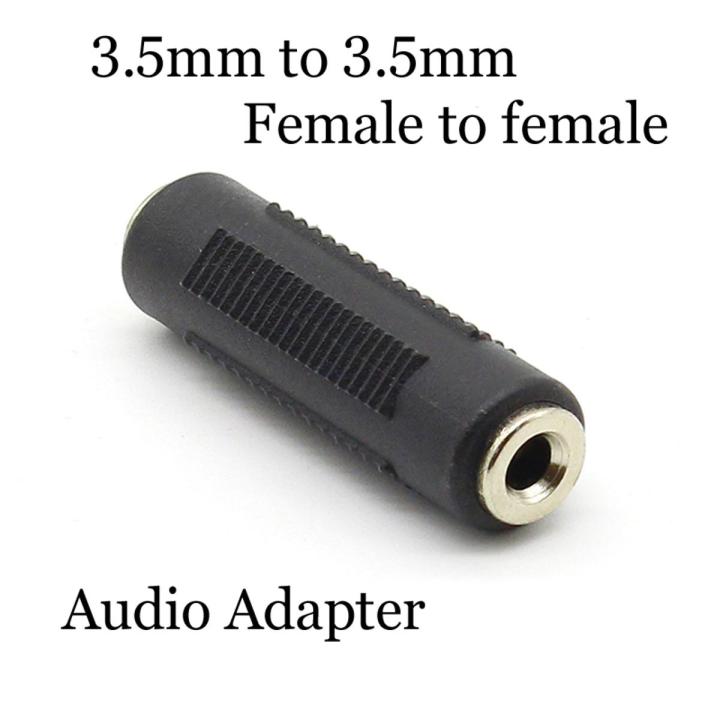 1PCS - 3.5mm Stereo Jack to 3.5mm Audio Cable Connectors Female To Female Adapter