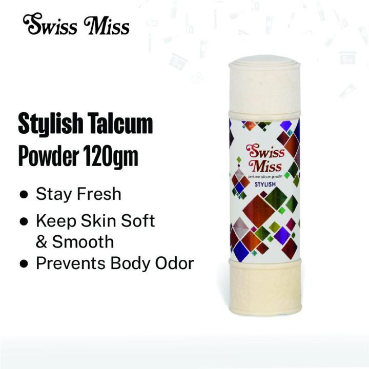 Swiss Miss Talcum Powder Stylish 120gm