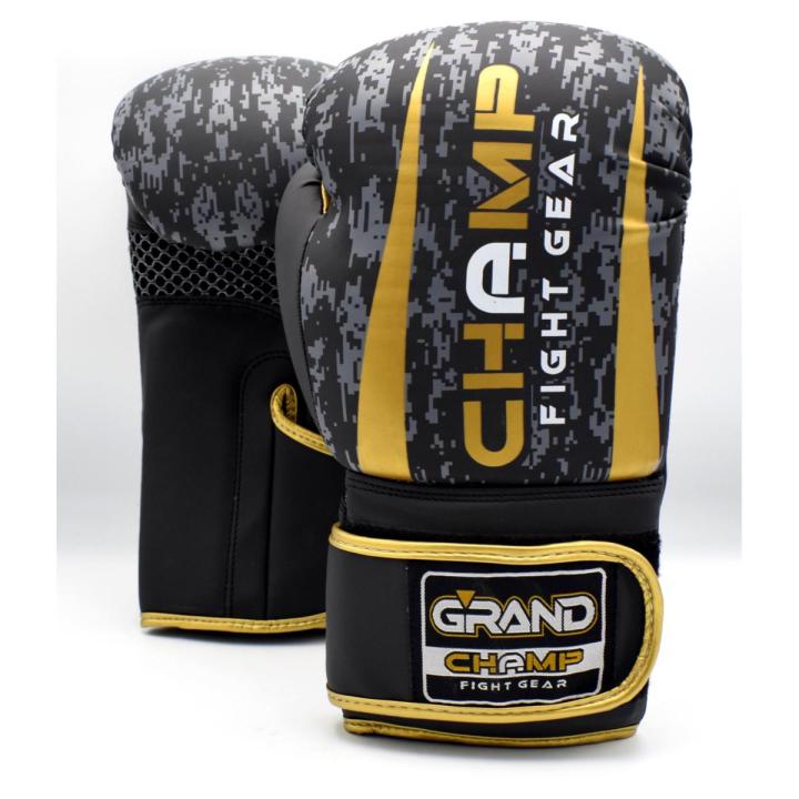GRAND CHAMP Boxing Gloves Sparring Pro Training. Shiny Design Made of ,MATTE PU leather High Quality Boxing Gloves