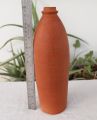 Handmade Natural Clay Water Bottle 1L Self Cooling Matka Eco-Friendly Water Vessel. 