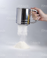 Handheld Stainless Steel Flour Shaker Mesh Flour Shifter Sugar Bake Tool Kitchen Bakeware Shifters, Handheld Cup Strainer Food Grade. 
