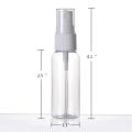 Refillable Fine Mist Spray Bottle 30ml (Pack of 12) Mini Empty Plastic Spray Bottles Travel Portable, Makeup Bottle, Refillable Perfume Bottles Makeup Container. 
