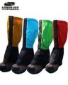 One Pair of Gaiters Outdoor UniZippered Closure Wear and Water Resistant Cloth Gaiters Leggings Cover for Biking Snowboarding Hiking. 