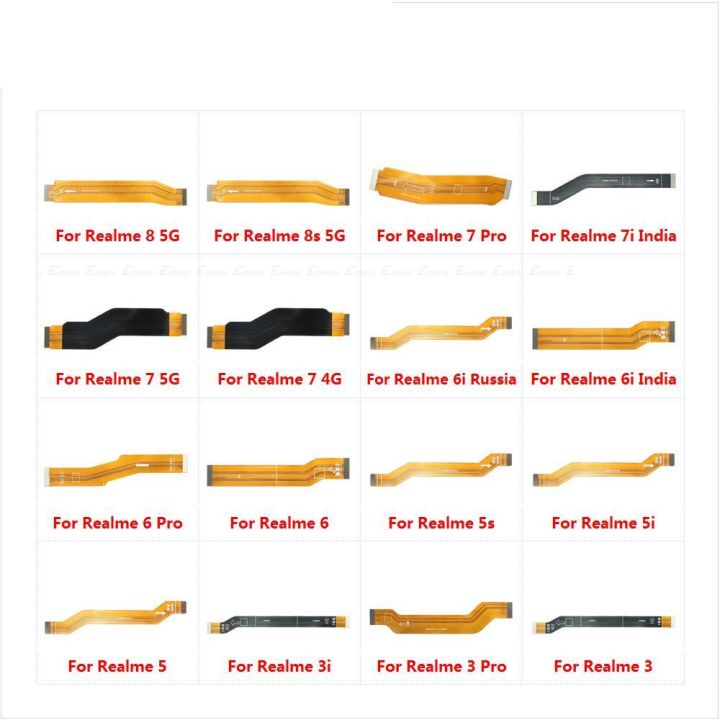 Main Motherboard LCD Display Connector Flex Cable Parts For OPPO Realme 3 3i 5 5i 5s 6 6i 7 Pro 7i 8 8s