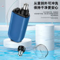 Cross-border new rechargeable nose hair trimmer men's and women's nose hair trimmer cutter head washable electric nose hair. 