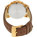 Fossil White Dial Brown Leather Strap Watch For Men FS5397. 