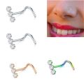 Goth Stainless Steel Nose Screw Studs Nostril Multicolour Nose Piercing Jewelry Geometric Party. 