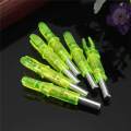 6PCS Hunting Lighted Nock Compound Bow LED Lighted Arrow Nocks Red - Yellow. 