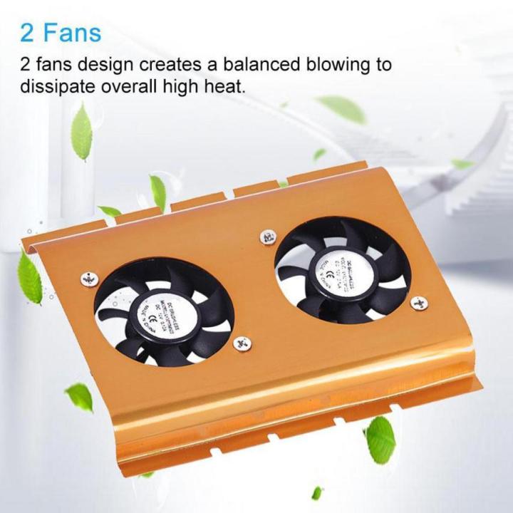 10.05CFM Wind-force Hard Drive Cooler Fast Heat Dissipation Hard Disk Cooler for HDD