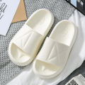 Summer Beach Woman Fashion EVA Slippers Solid Color Sandals Soft Home Indoor Non Slip Bathroom Shoes. 