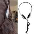 Classic Over Ear Earbud Retro Headphone 3.5mm Vintage Y2k Headphones Wired 80s 90s Retro Headset Lisening Music. 