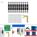 Cassette Screws Support Rod Kit Rust Resistant Repair Device for Wall Switch. 