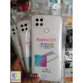 Realmi C21 Dealcrest Anti Shock Transparent Four Corner Air Bag Shock Proof BumperCover High Quality Crystal Clear TPU Cover. 