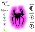 InsideDecors(ID) Spiderman 3D LED Night LED Light - Spider Logo Wall Decor | Marvel Superhero Game Room Sign | Christmas Gift for Kids & Fans | Glowing Spider Wall Art. 