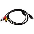 3 RCA to USB Cable. 