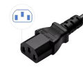 Power Cable for Desktop/ computer/ Printer 1M Cable High Quality CE Power Cable 2 Cord Computer. 