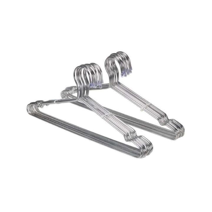 steel hangers in a pack of 12 of best quality stainless steel