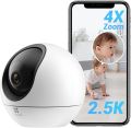 EZVIZ 4MP Indoor Camera, Pan/Tilt Baby Pet Monitor with AI Human and Pet Detection, Voice Activity Detection, Waving-Hand Recognition, Starlight Lens Color Vision, 2.4/5 GHz Dual-Band Wi-Fi | C6. 
