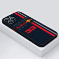 【AmbitionmA】Brand Red-Bull For Apple iPhone 15 14 13 12 11 mini Pro Max 8 7 6S 6 XR X XS Plus Frosted Translucent Phone Case. 