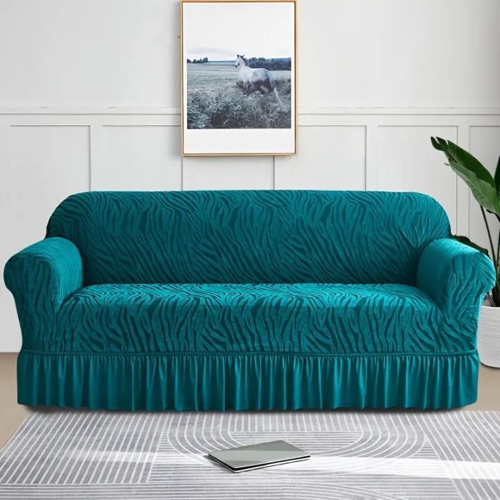 Zebra Sofa Cover / Stretchable Sofa Covers with Best Quality / ALL SIZES ARE AVAILABLE