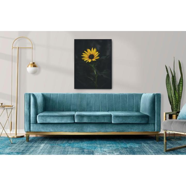 Wall Hanging Flowers Canva Wooden Frames