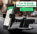 Long Neck One-Touch Car Mount: Universal Mobile Phone Holder for iPhone Samsung Huawei Xiaomi. 