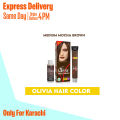Olivia Hair Colour - Medium Mocha Brown. 