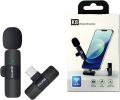 K8 Microphone for Youtubers | Mobile Lavalier Streaming Interview for Collar mic Mini Micro Portable Clip. 
