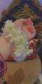 artificial gajray for hand artificial gajray for hand whiteartifical flowers kangan for wedding Jewellery Reuseable White with Red Flower Artificial Hand Gajra / Bangles artificial kangan for girls 2 pic. 