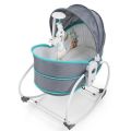 Mastela 5 in 1 Rocker, Bouncer Chair with Removable Bassinet 6037 (Gray). 