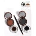 4-In-1 Gel Liner & Eyebrow Kit - Black & Brown. 