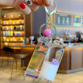 Carat Key Pendant Interesting Holographic Lanyard Bell Key Pendant. 