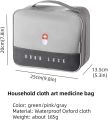 Orchid M Empty First Aid Bags Travel Medical Supplies Cosmetic Organizer Insulated Medicine Bag Convenient Safety Kit Suit for Family Outdoors Hiking Camping Car Office Workplace. 