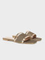 Unze London Women's "ALECIA" Square Toe Summer Slippers For Women - Slippers For Women. 